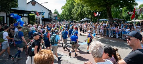 Doorkomst vierdaagse 2025 Blauwe dinsdag!